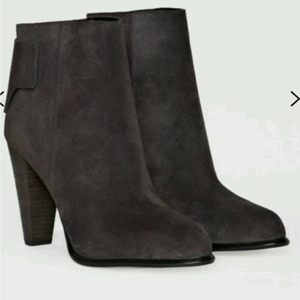 French Connection Cameo Charcoal Ankle Booties